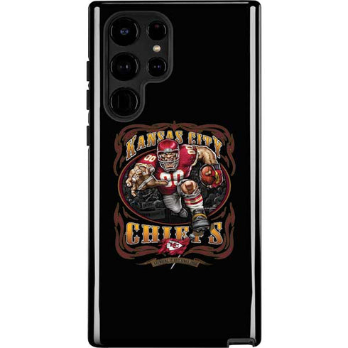 Liquid Blue NFL Kansas City Chiefs Running Back Galaxy S25 Ultra Impact Case