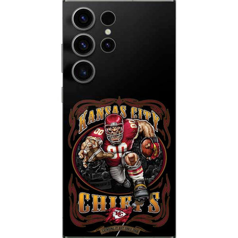Liquid Blue NFL Kansas City Chiefs Running Back Galaxy S25 Ultra Skin