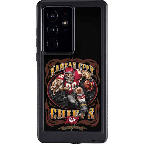 Liquid Blue NFL Kansas City Chiefs Running Back Galaxy S24 Ultra Waterproof Case