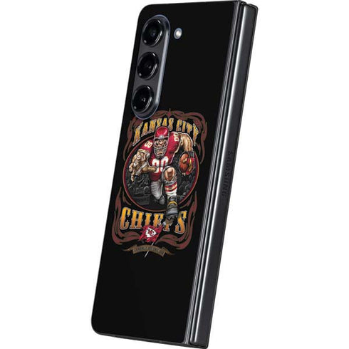 Liquid Blue NFL Kansas City Chiefs Running Back Galaxy Z Fold5 5G Skin
