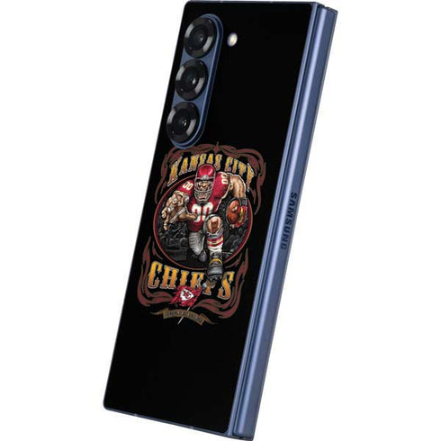 Liquid Blue NFL Kansas City Chiefs Running Back Galaxy Z Fold6 Skin