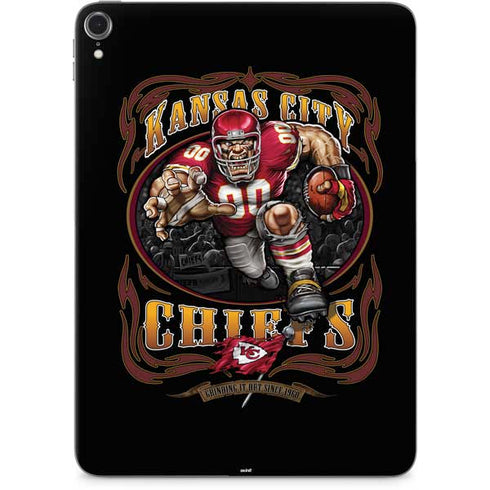 Liquid Blue NFL Kansas City Chiefs Running Back Apple iPad Pro Skin