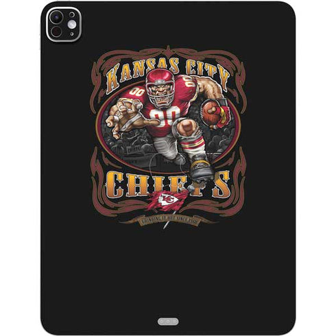 Liquid Blue NFL Kansas City Chiefs Running Back iPad Pro 13in M4 (2024) Skin