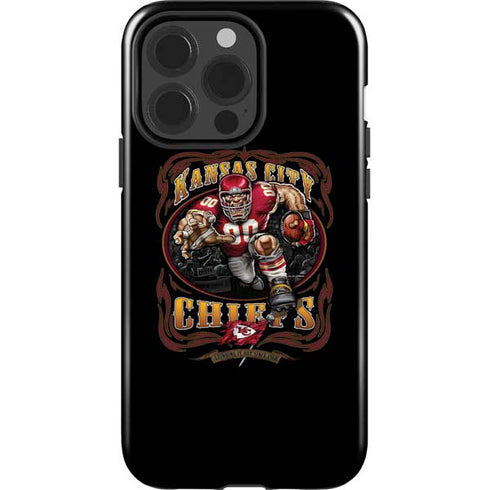 Liquid Blue NFL Kansas City Chiefs Running Back iPhone 15 Pro Impact Case