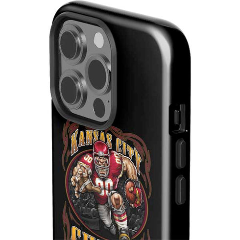 Liquid Blue NFL Kansas City Chiefs Running Back iPhone 15 Pro Impact Case