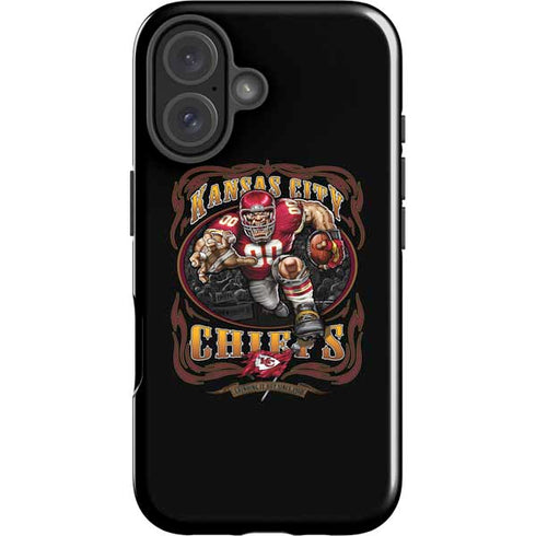 Liquid Blue NFL Kansas City Chiefs Running Back iPhone 16 Impact Case