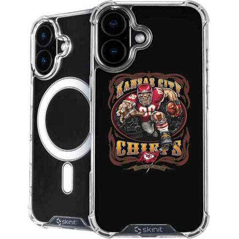 Liquid Blue NFL Kansas City Chiefs Running Back iPhone 16 MagSafe Case