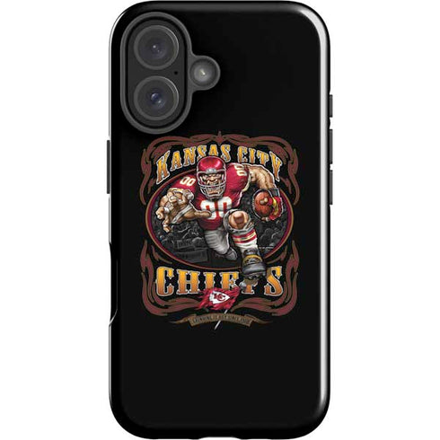 Liquid Blue NFL Kansas City Chiefs Running Back iPhone 16 Plus Impact Case