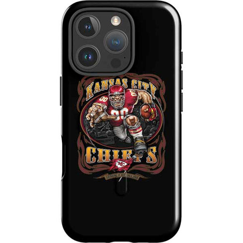 Liquid Blue NFL Kansas City Chiefs Running Back iPhone 16 Pro Magsafe Impact Case