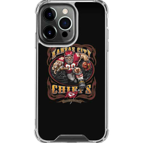 Liquid Blue NFL Kansas City Chiefs Running Back iPhone 16 Pro Max Clear Case