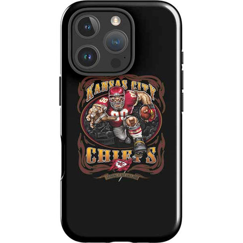 Liquid Blue NFL Kansas City Chiefs Running Back iPhone 16 Pro Max Impact Case