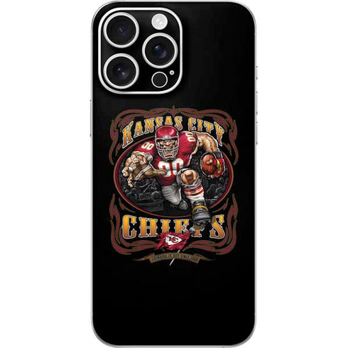 Liquid Blue NFL Kansas City Chiefs Running Back iPhone 16 Pro Max Skin