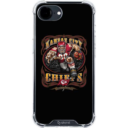 Liquid Blue NFL Kansas City Chiefs Running Back iPhone 16e Clear Case