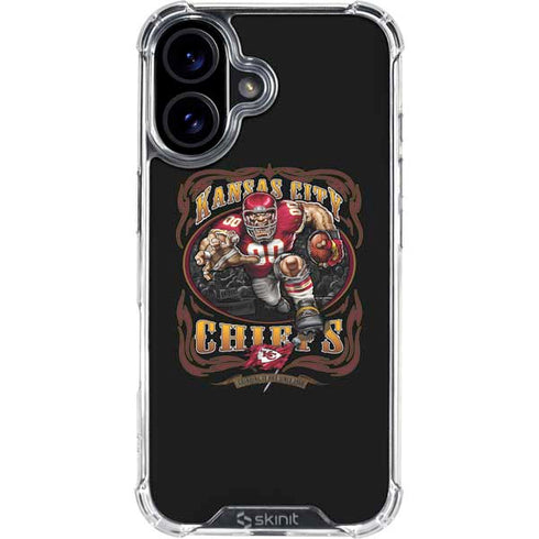 Liquid Blue NFL Kansas City Chiefs Running Back iPhone 17 Clear Case