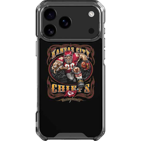 Liquid Blue NFL Kansas City Chiefs Running Back iPhone 18 Pro Max Clear Case