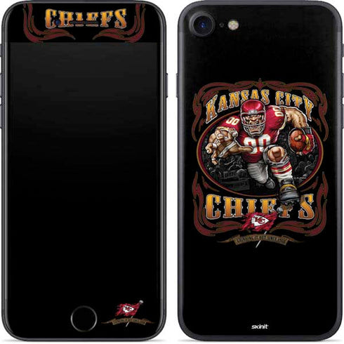 Liquid Blue NFL Kansas City Chiefs Running Back iPhone 8 Skin
