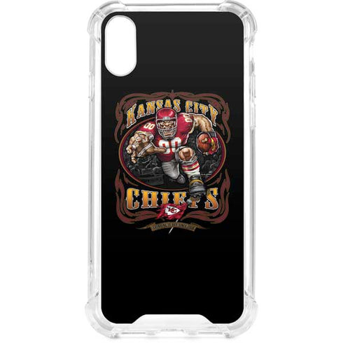 Liquid Blue NFL Kansas City Chiefs Running Back iPhone XS Clear Case
