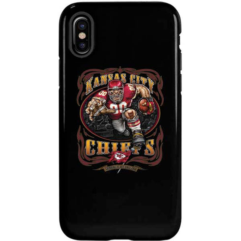 Liquid Blue NFL Kansas City Chiefs Running Back iPhone XS Pro Case