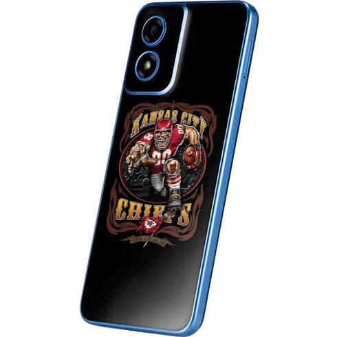 Liquid Blue NFL Kansas City Chiefs Running Back Moto G Play 4G (2024) Skin
