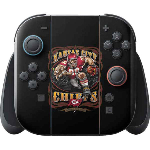 Liquid Blue NFL Kansas City Chiefs Running Back Nintendo Switch 2 (2025) with Joy-Con Skin