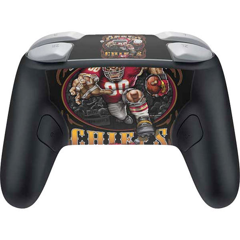 Liquid Blue NFL Kansas City Chiefs Running Back Nintendo Switch 2 (2025) Pro Controller Skin