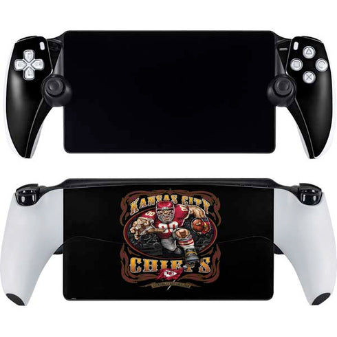 Liquid Blue NFL Kansas City Chiefs Running Back PlayStation Portal Remote Player Skin