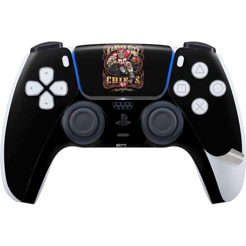 Liquid Blue NFL Kansas City Chiefs Running Back PS5 Pro Disk Bundle Skin