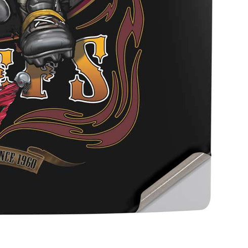 Liquid Blue NFL Kansas City Chiefs Running Back PS5 Pro Disk Console Skin