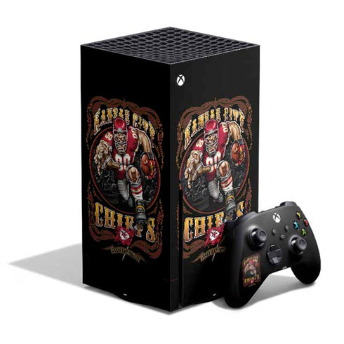 Liquid Blue NFL Kansas City Chiefs Running Back Xbox Series X Bundle Skin
