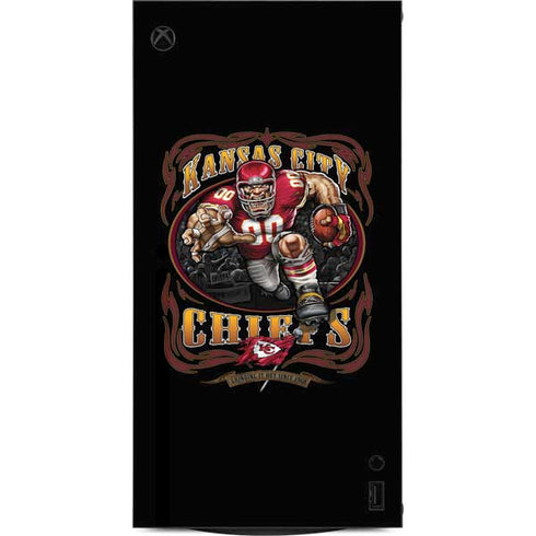 Liquid Blue NFL Kansas City Chiefs Running Back XBox Series X Digital Edition Console Skin