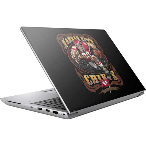 Liquid Blue NFL Kansas City Chiefs Running Back HP ZBook Fury 16 G10 Skin
