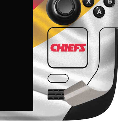 NFL Kansas City Chiefs Steam Deck Handheld Gaming Computer OLED Skin