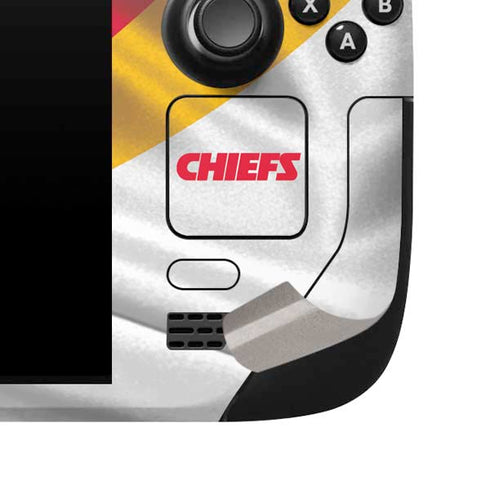 NFL Kansas City Chiefs Steam Deck Handheld Gaming Computer Skin