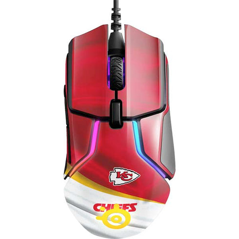 NFL Kansas City Chiefs SteelSeries Rival 600 Gaming Mouse Skin