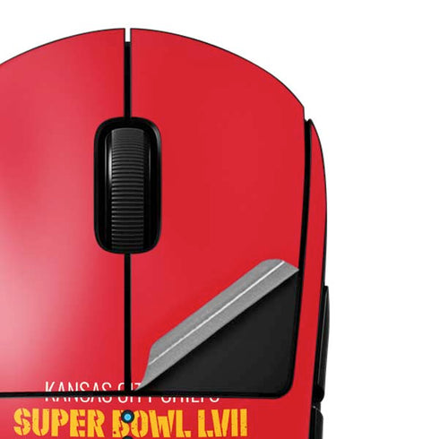 NFL Kansas City Chiefs Super Bowl LVII Champions G Pro Wireless Gaming Mouse Skin