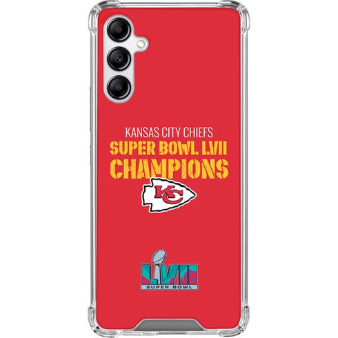 NFL Kansas City Chiefs Super Bowl LVII Champions Gabb Phone 4 Clear Case