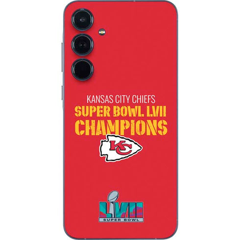 NFL Kansas City Chiefs Super Bowl LVII Champions Galaxy A36 5G Skin
