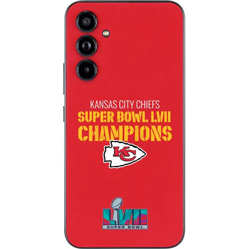 NFL Kansas City Chiefs Super Bowl LVII Champions Galaxy A54 5G Skin