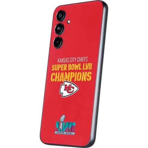 NFL Kansas City Chiefs Super Bowl LVII Champions Galaxy A54 5G Skin