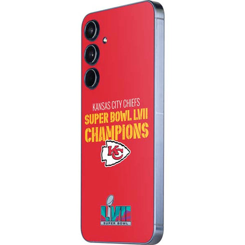 NFL Kansas City Chiefs Super Bowl LVII Champions Galaxy A55 5G Skin
