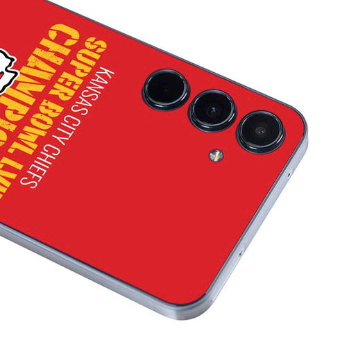 NFL Kansas City Chiefs Super Bowl LVII Champions Galaxy A55 5G Skin