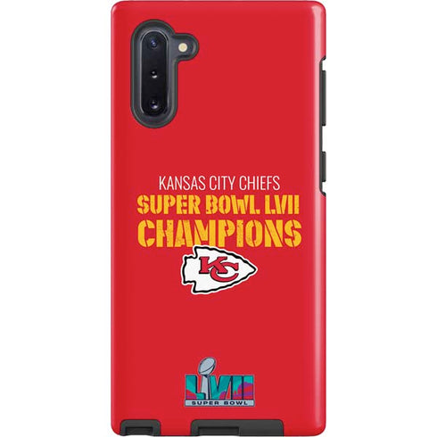 NFL Kansas City Chiefs Super Bowl LVII Champions Galaxy Cases