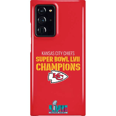 NFL Kansas City Chiefs Super Bowl LVII Champions Galaxy Cases