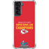 NFL Kansas City Chiefs Super Bowl LVII Champions Galaxy S22 Clear Case