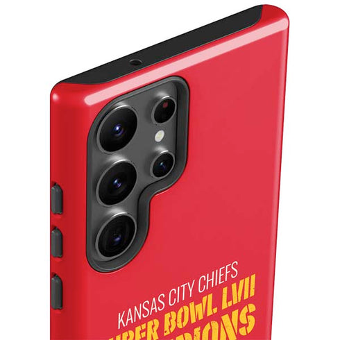 NFL Kansas City Chiefs Super Bowl LVII Champions Galaxy S23 Ultra Pro Case