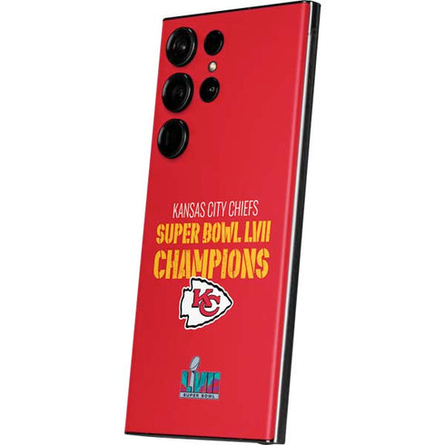 NFL Kansas City Chiefs Super Bowl LVII Champions Galaxy Skins