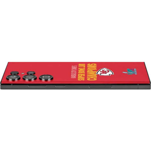 NFL Kansas City Chiefs Super Bowl LVII Champions Galaxy Skins