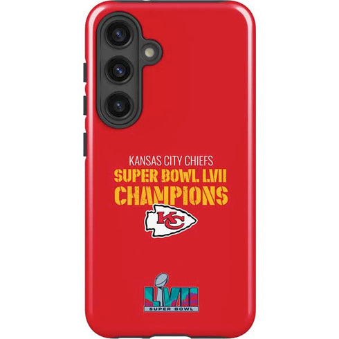 NFL Kansas City Chiefs Super Bowl LVII Champions Galaxy S25 Impact Case