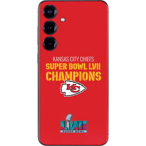 NFL Kansas City Chiefs Super Bowl LVII Champions Galaxy S25 Plus Skin