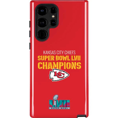 NFL Kansas City Chiefs Super Bowl LVII Champions Galaxy Cases